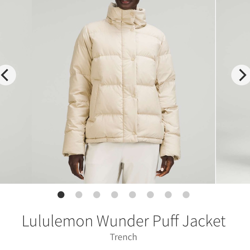NWT lululemon Wunder Puff Jacket